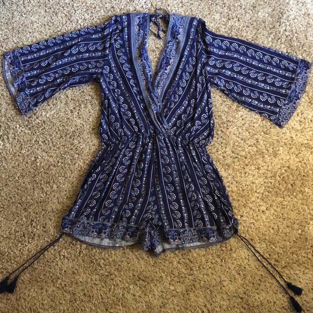 Blue Romper